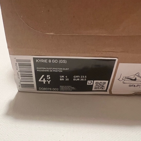 NIB Nike Kyrie 8 GO GS Chinese New Year Photon Dust DQ8076-002 Youth 4.5 Kids - Picture 2 of 14